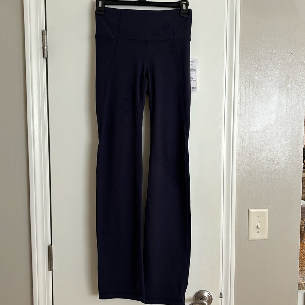 Athleta powervita straight leg pant - xs navy blue